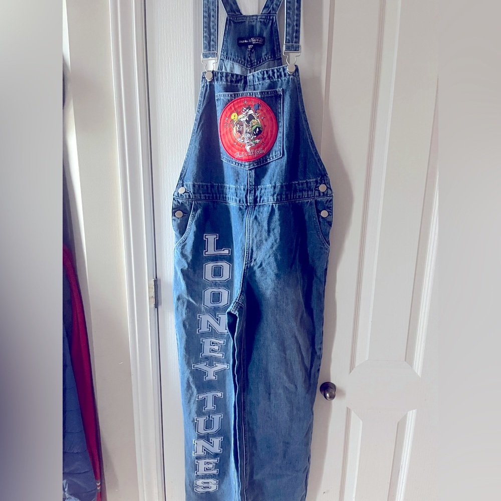 Overalls - Embroidered Looney Tunes x Dolls Kill collaboration